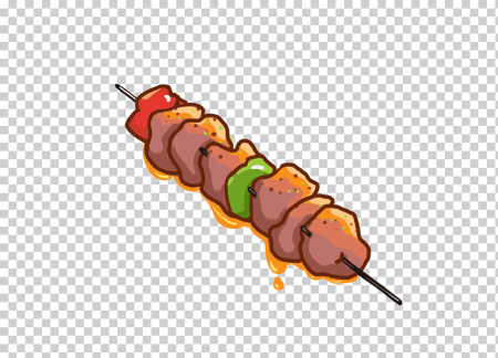 Шашлык нарисованный
