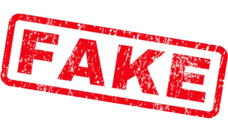 Фейк надпись прозрачная