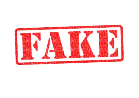 Надпись fake