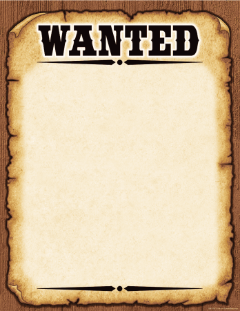 Табличка wanted
