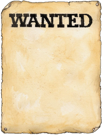 Wanted шаблон