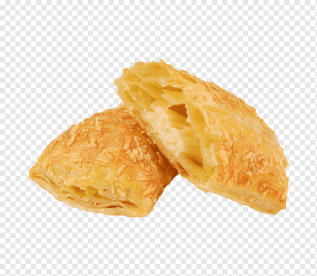 Слойка на белом фоне