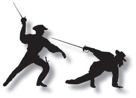 Шпага силуэт