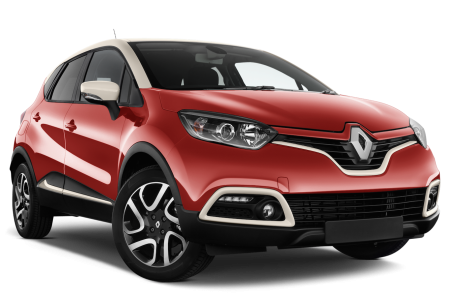 Renault Captur на белом фоне