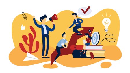 Менторство иллюстрация