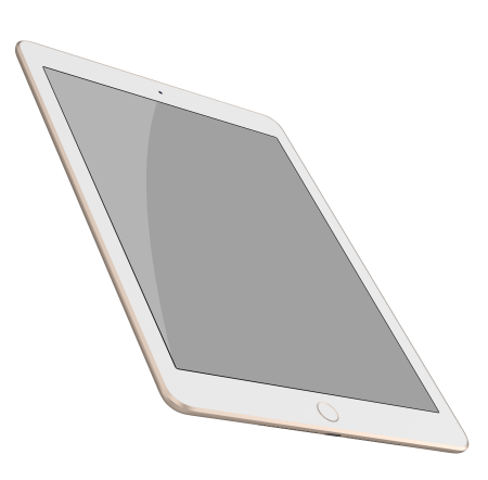 IPAD на прозрачном фоне