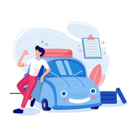 Иллюстрации автомобильное страхование