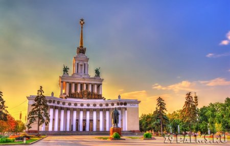 Всероссийский выставочный центр (ВВЦ) силуэт