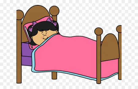 Девочка спит Clipart