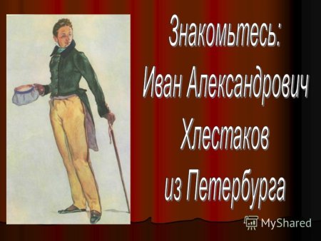 Иван Александрович Хлестаков Ревизор Гоголь