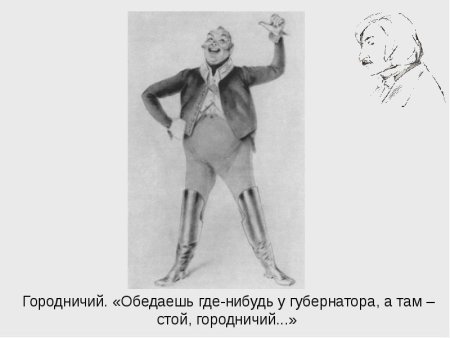 Ревизор Гоголь Городничий
