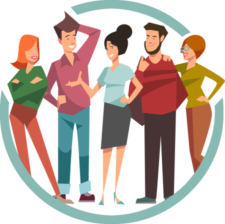 Коллектив иллюстрация