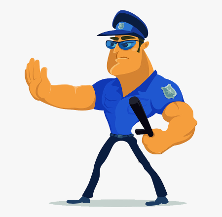 Полиция мультяшная
