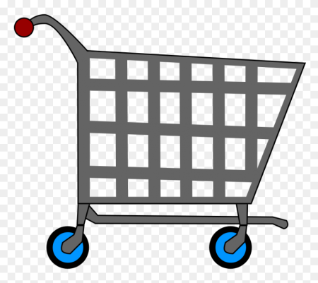 Тележка для продуктов без фона