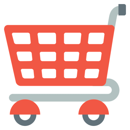 Тележка для продуктов эмодзи