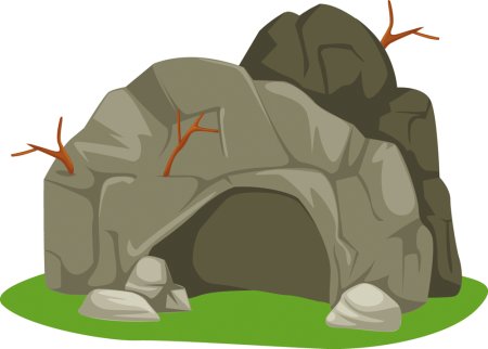 Изображение пещеры для детей