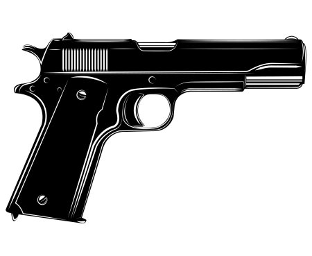 Colt 1911 вектор