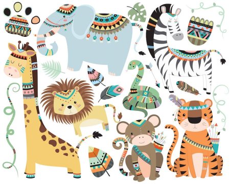 Животные Woodland Tribal