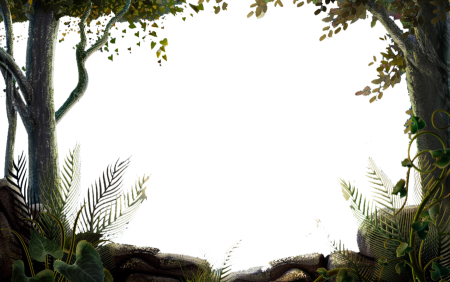 Рамка для фотошопа лес