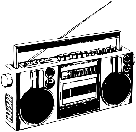 Магнитофон 90-х вектор