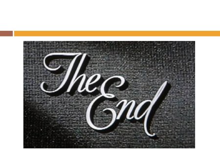 Красивая надпись the end