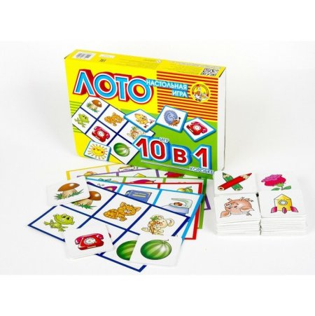 Настольная игра «Десятое королевство» лото деревянное