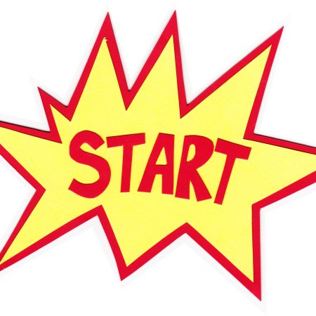 Start надпись