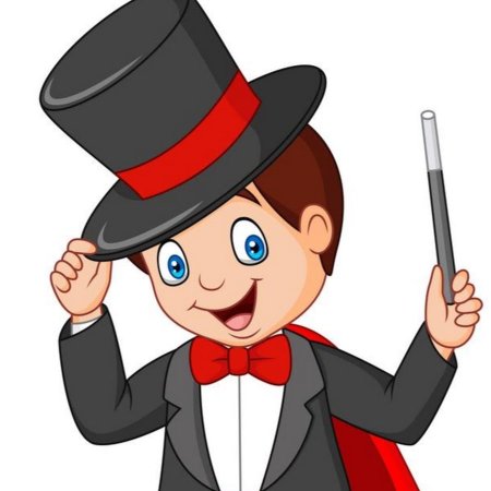 Фокусник мультяшный