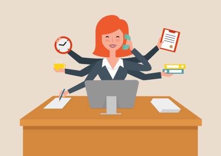Офисные работники для презентации