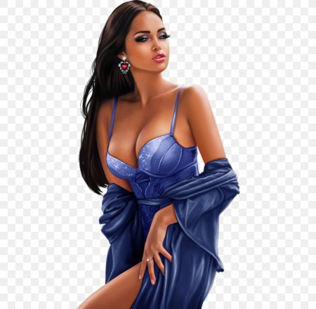 Рисованные девушки 3d
