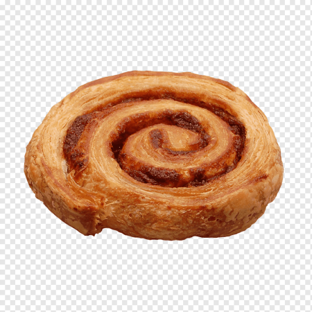 Булочка на белом фоне