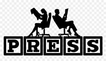 Надпись Press