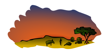 Африка мультяшная