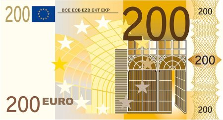 200 Евро банкноты