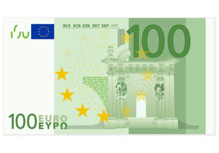 Евро купюры 100 евро