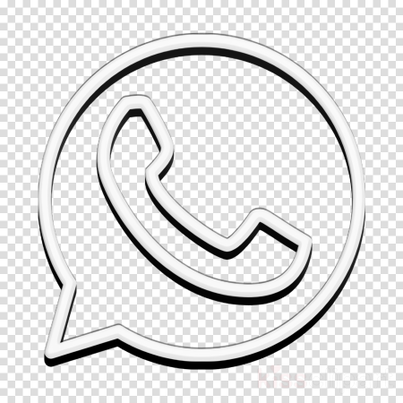Значок WHATSAPP белый