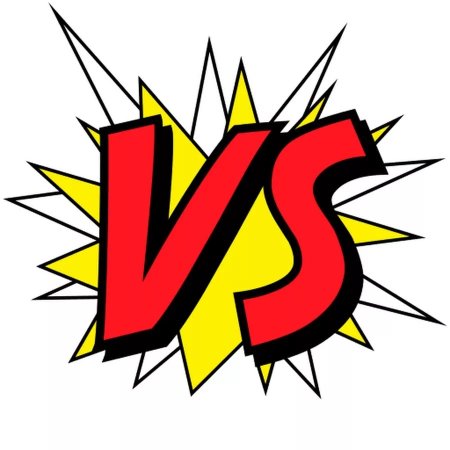 Надпись vs