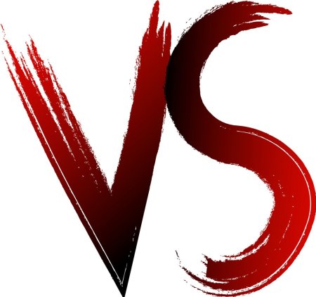 Надпись vs