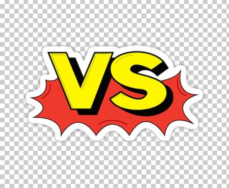 Vs на прозрачном фоне