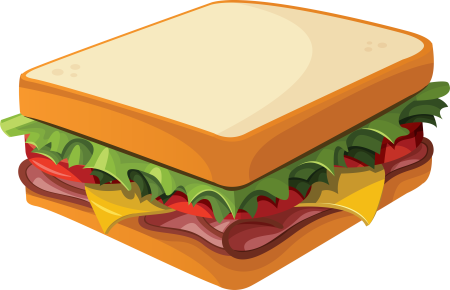 Сэндвич клипарт (50 фото)