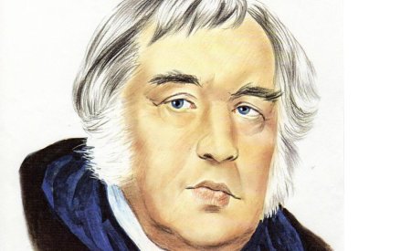 Портрет Крылова Ивана Андреевича для детей