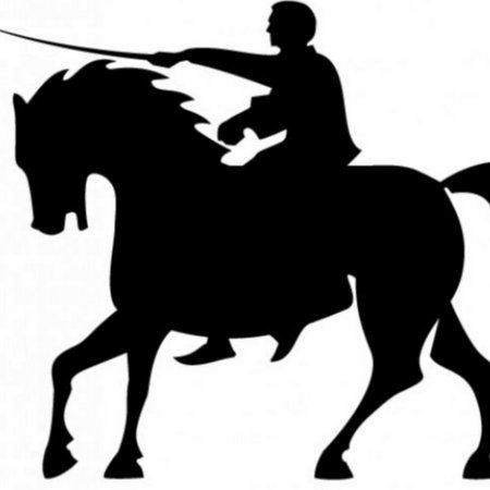 Всадник силуэт