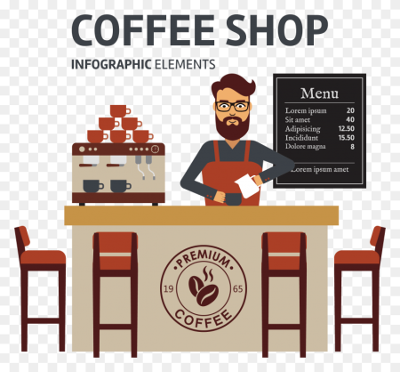 Инфографика кафе