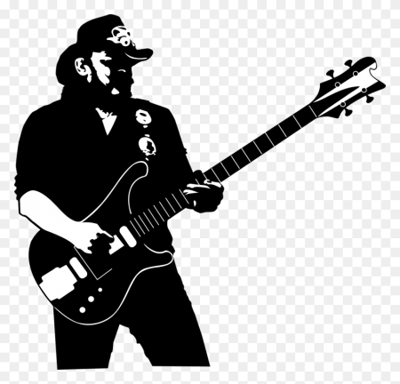 Lemmy Kilmister with Bass