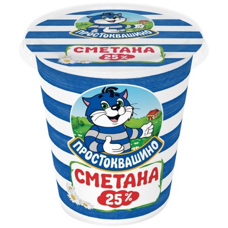 Сметана Простоквашино 25% 315г