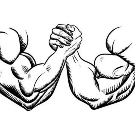 Armwrestling вектор