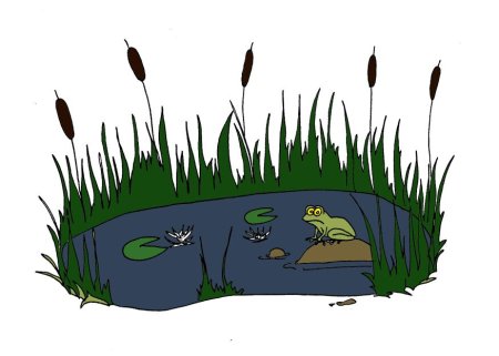 Рисование болото
