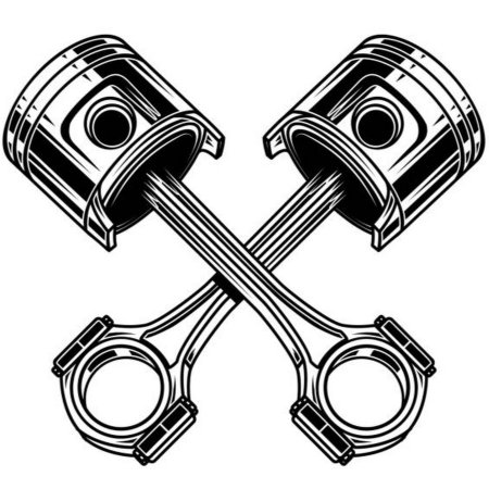 Поршень logo vector