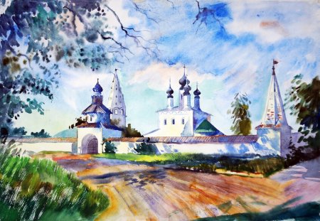 Суздаль иллюстрации монастырь