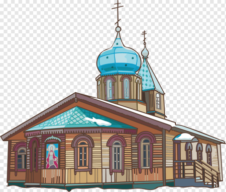 Церковь мультяшная